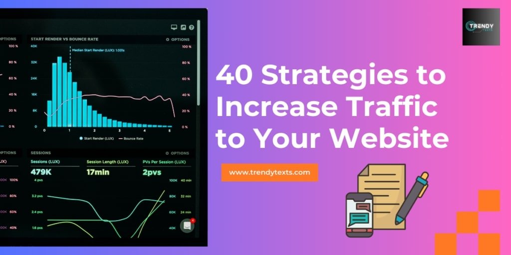 40 Strategies to Increase Traffic to Your Website